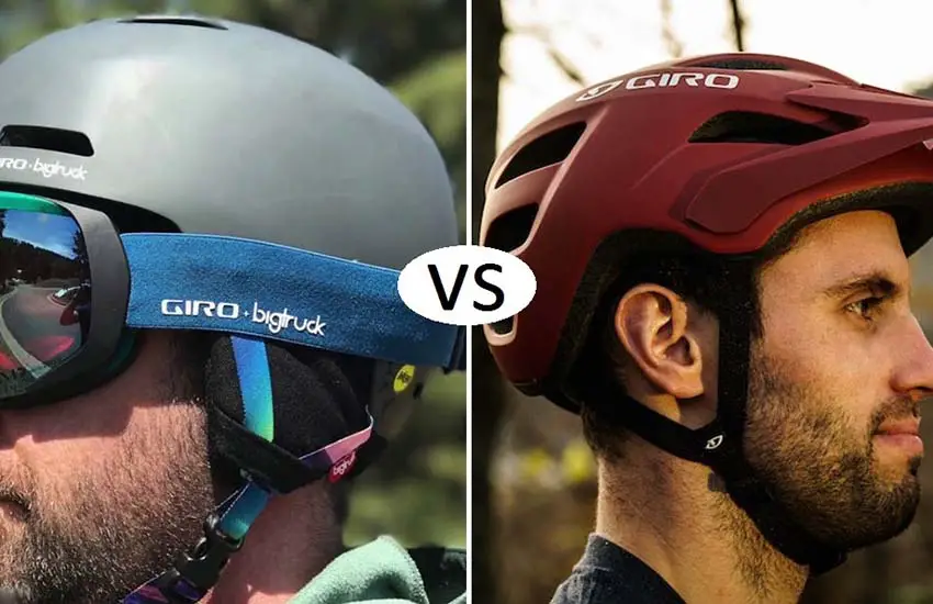 bike helmet on head